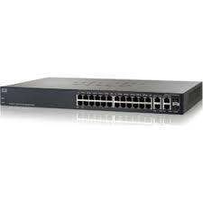 Switch Cisco SF300-24MP 4-Port 10/100 PoE+ with 375W power budget