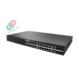 Switch Cisco SF350-24P - 24 port