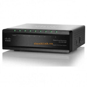 Switch Cisco SG200-08P 8-port Gigabit PoE Smart SLM2008PT