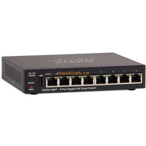 Switch Cisco SG250-08HP-K9-EU - 8 port