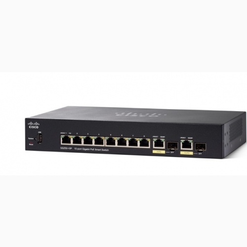 Switch Cisco SG250-10P-K9-EU - 10 port