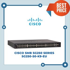 Switch Cisco SG250-50-K9-EU - 50 port