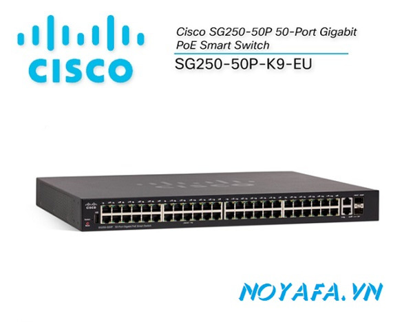 Switch Cisco SG250-50P-K9-EU - 50 port