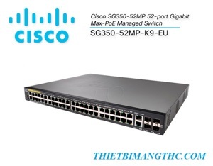 Switch Cisco SG350-52MP-K9-EU - 52 port