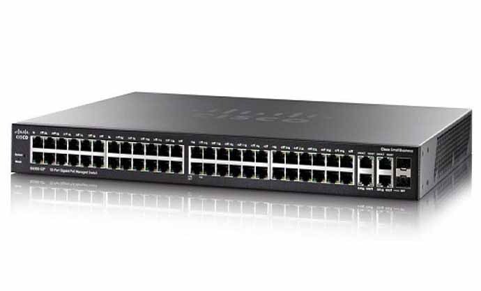 Switch Cisco SG350-52P-K9-EU - 52 port