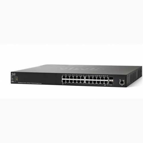 Switch Cisco SG350X-24MP-K9-UK - 24 port