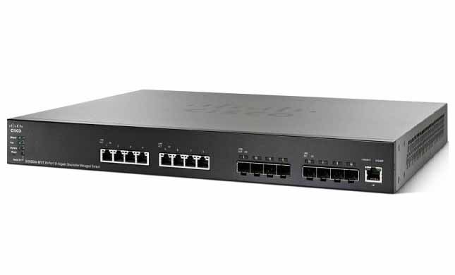 Switch Cisco SG550XG-8F8T-K9-EU - 16 port
