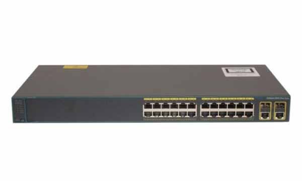 Switch Cisco WS-C2960+24TC-S - 24 ports