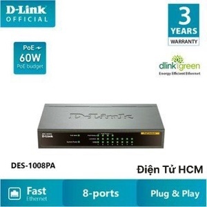 Switch D-Link DES-1008PA - 8 port