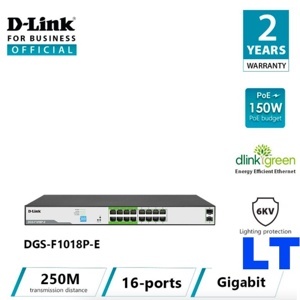 Switch D-Link DGS-F1018P-E