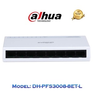 Switch Dahua DH-PFS3008-8ET-L - 8 port