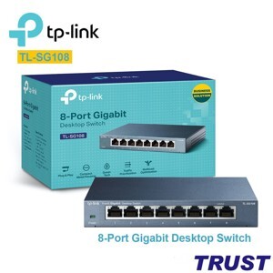 Switch Gigabit Tplink TL-SG108 - 8port 1000mbps