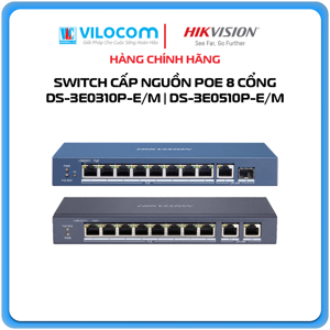 Switch Hikvision DS-3E0510P-E/M