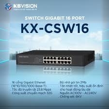 Switch Kbvision KX-CSW16 - 16 port