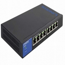 Thiết bị chia mạng Switch Linksys 8-Port Desktop Business Gigabit PoE (LGS108P)
