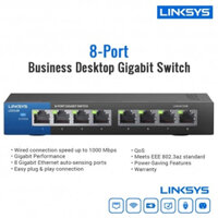 Switch LINKSYS LGS108 8-Port Business Desktop Gigabit Ethernet Unmanaged