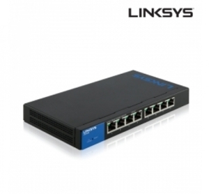 Switch Linksys LGS308P - 8 Port Smart PoE+ Gigabit Switch