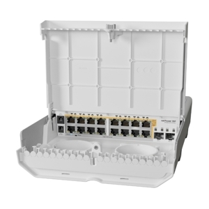 Switch Mikrotik CRS318-16P-2S+OUT
