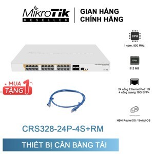 Switch Mikrotik CRS328-24P-4S+RM
