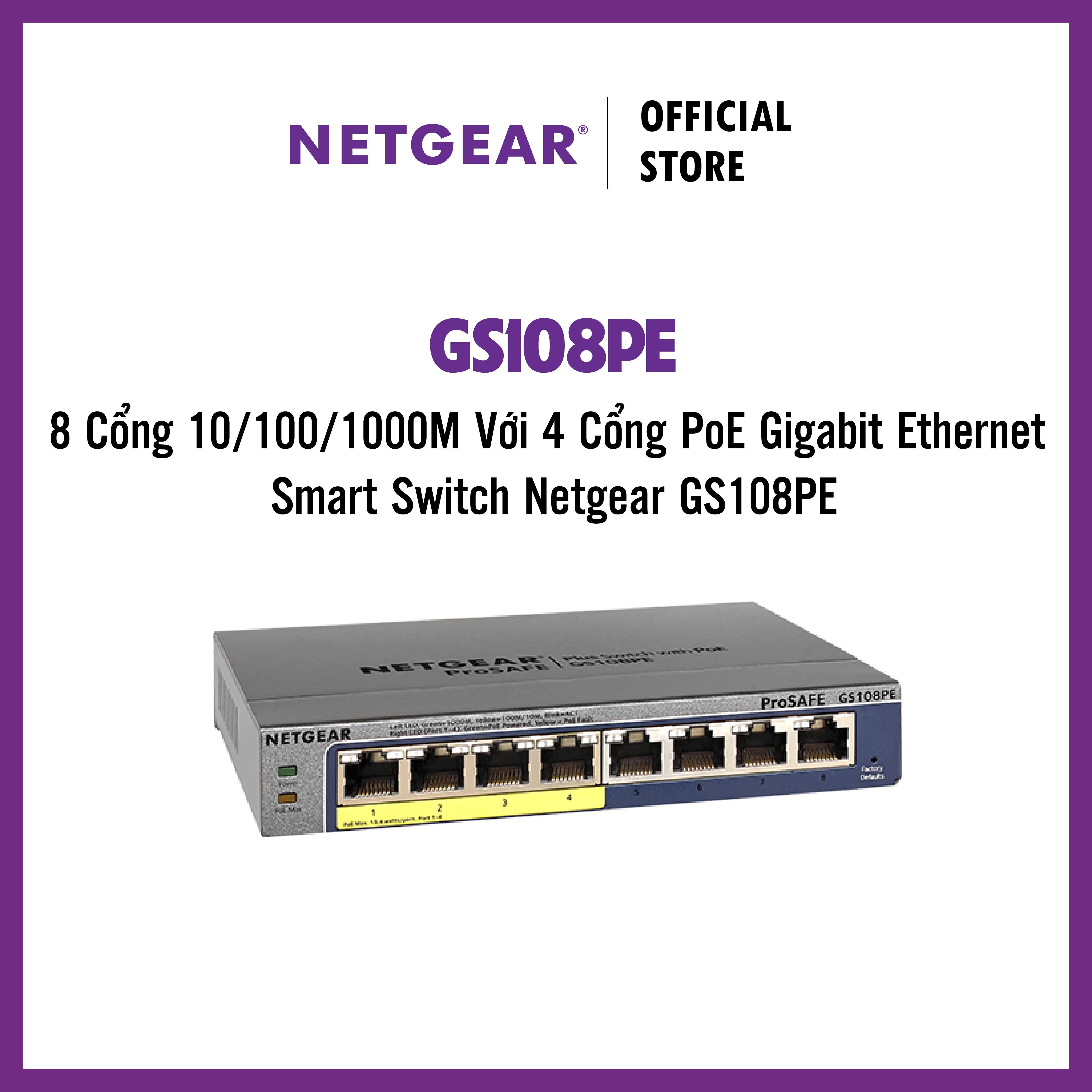 Switch NetGear GS108PE