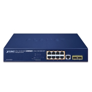Switch Planet GS-4210-8P2S - 8 ports