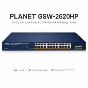 Switch Planet GSW-2620HP - 24 ports