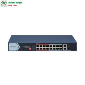 Switch POE 16 cổng Hikvision DS-3E1318P-EI
