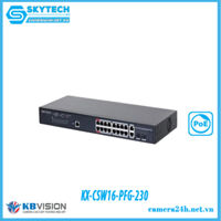 Switch PoE 16 port All-Gigabit Layer 2+ managed Kbvision KX-CSW16-PFG-230