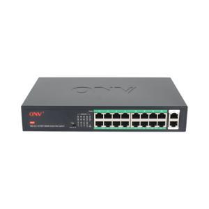 Switch poe 16 port ONV H1016PLS 16x10/100M PoE port + 2 uplink port