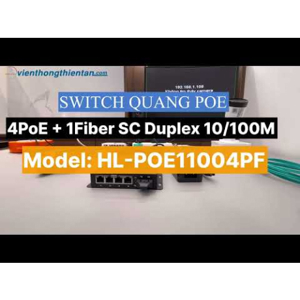 Switch POE 4 cổng GNETCOM HL-POE11004PF
