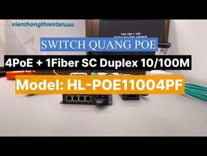 Switch POE 4 cổng GNETCOM HL-POE11004PF