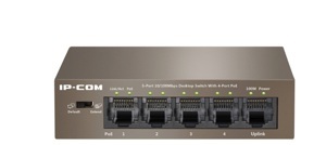 Switch PoE 5port 10/100 IP-Com S1105-4-PWR-H