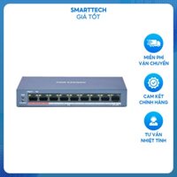 Switch PoE 8 Cổng 100M Hikvision DS-3E0109P-E/M(B), Vỏ Kim Loại, Chống Sét