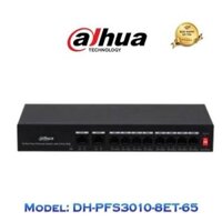 Switch PoE 8 port DAHUA DH-PFS3010-8ET-65 - Tốc độ nhanh - Chính hãng