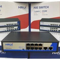 Switch PoE 8 Port HR902-AF-82N (8 port POE+2 Uplink)