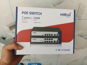 Switch PoE 8 Port Hrui HR901-AF-82N