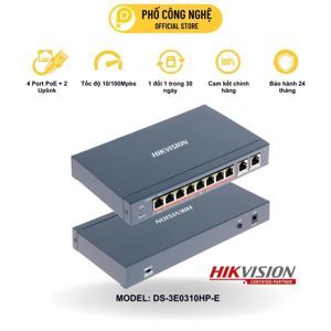 Switch POE Hikvision DS-3E0310HP-E - 8 cổng