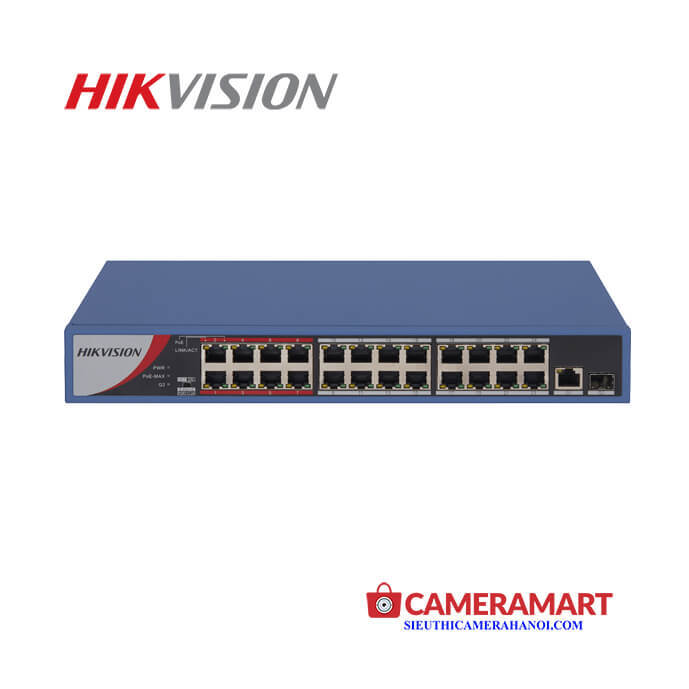 Switch PoE Hikvision DS-3E0326P-E/M - 24 port