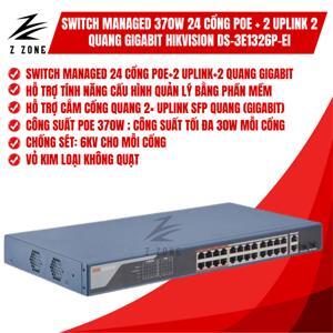 Switch POE Hikvision DS-3E1326P-EI