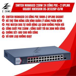 Switch POE Hikvision DS-3E1326P-EI