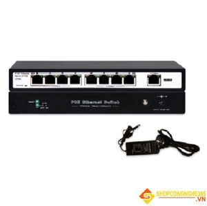 Switch PoE Hikvision SH-1008P-2G - 8 port