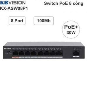 Switch POE Kbvision KX-ASW08P1 - 8 cổng