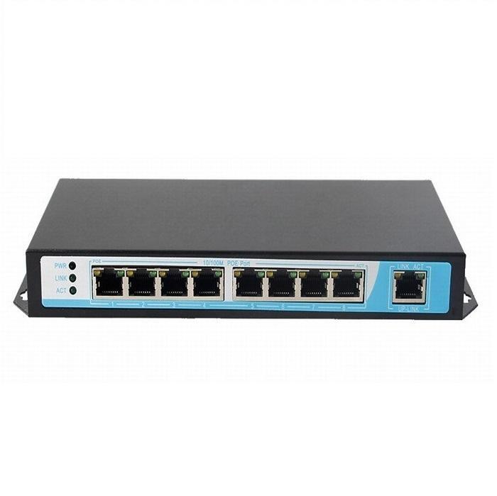 Switch PoE Netone NO-AF-81 - 8-Port 10/100Mbps PoE