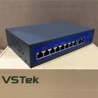 Switch PoE VSTEK 8 ports + 2 uplinks – SF1082FP 100M