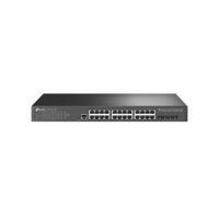 Switch quản lý JetStream 24 cổng gigabit L2+ với 4 10GE SFP+ Slots and UPS Power Supply TP-LINK TL-SG3428X-UPS