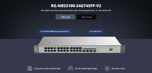 Switch Ruijie Reyee RG-NBS3100-24GT4SFP 24-Port