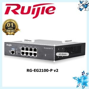 Switch Ruijie RG-EG2100-P V2 - 8 port
