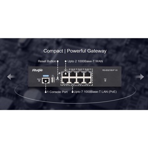 Switch Ruijie RG-EG2100-P V2 - 8 port