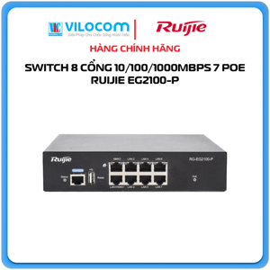 Switch Ruijie RG-EG2100-P V2 - 8 port