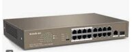 Switch Tenda 16 port PoE 10/100/1000 SFP2 (Cổng quang) TEF1118P-16-150W